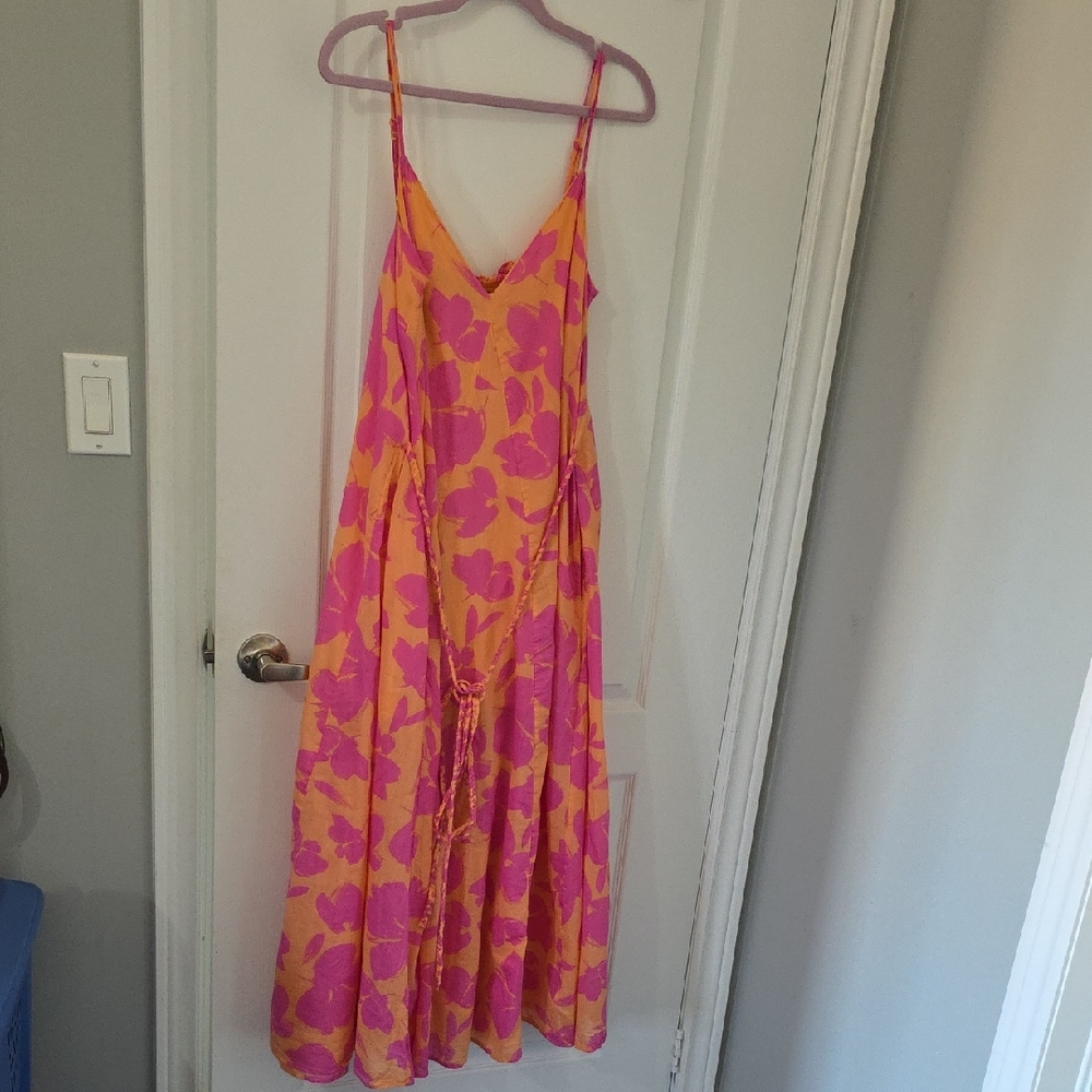 GAP Pink and Orange Dress